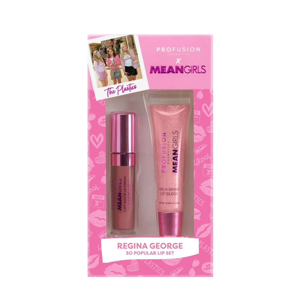 Profusion x Cosmetics Mean Girls So Popular Lip Duo - Regina George 1.4 oz